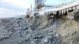 Degrado d'inverno. Così si presenta il mare di Natale al Lido di Latina