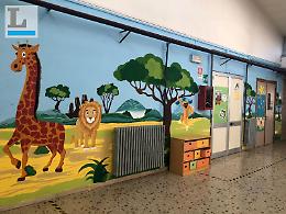 Quando le scuole fanno rete: murales alla Frezzotti realizzati  dal liceo Artistico