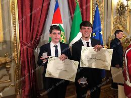 I pontini Luigi e Riccardo nominati Alfieri della Repubblica da Mattarella