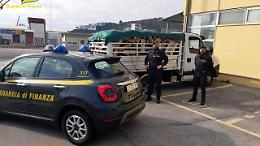 La Finanza sequestra un camion con due tonnellate di legna abusiva