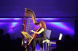 Trio d'arpe in concerto per il finissage dell'esposizione Vele pindariche