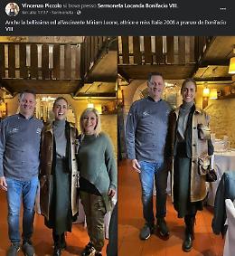 La splendida Miriam Leone a pranzo a Sermoneta