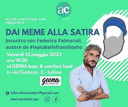 Osho al Geena di Latina per parlare di satira