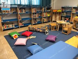 Biblioteca Manuzio, riapertura parziale: una sala per ragazzi e posti studio