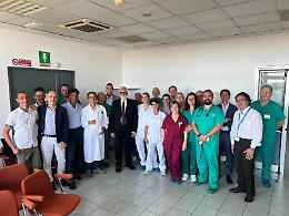 Il sindaco Principi visita la Casa di Cura Città di Aprilia