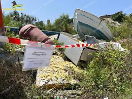 La Guardia di Finanza scopre una discarica abusiva sull'isola di Ponza