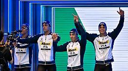 Matteo Ciampi, quinto posto con la staffetta 4X200 stile libero