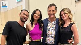 Carola, Gabriele ed Emanuela tentano la sorte nel gioco "Reazione a catena"