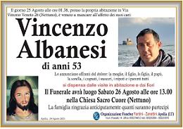 E' morto Vincenzo Albanesi, volto noto delle manifestazioni sportive