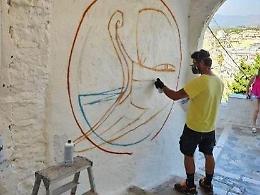 Le gesta di Ulisse  rivivono sulle mura del centro storico
