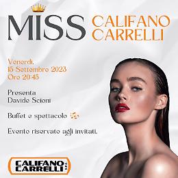 Miss Califano Carrelli, un nuovo volto: festa per l'incoronazione di stasera