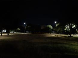 Parco Manaresi, la zona dell'anfiteatro è ancora al buio