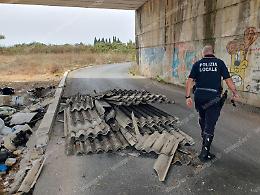 Eternit in strada, c'è un indagato. Guidava il furgone