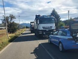 Cantiere senza autorizzazione, ditta sanzionata dalla polizia stradale