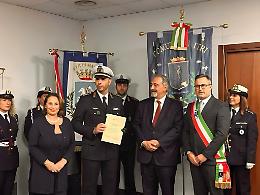 Riconoscimento al merito per gli uomini della polizia locale di Itri