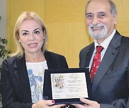 Consegnato  il Premio Immagine a Umberto Guidoni