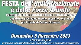 Domenica la giornata dell'Unità Nazionale e delle Forze Armate