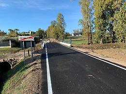 Conclusi i lavori, domani riapre il ponte di via Moscarello