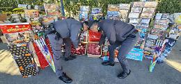Fuochi illegali pericolosi, maxisequestro della Guardia di Finanza