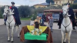 L'omaggio della comunità a Sant'Antonio Abate