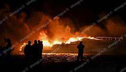 Incendio al porto: interdizioni dei posti d'ormeggio e limiti alla navigazione