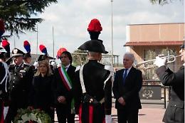 A Sonnino la commemorazione per il Carabiniere Iacovacci