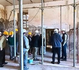 Sopralluogo nel cantiere del carcere di Santo Stefano