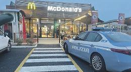 Banditi armati al Mc Donald's