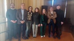 Fiume, delegazione di Latina ricevuta dal console Ruggiero