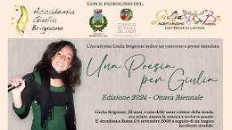 Sono aperte le iscrizioni per “Una poesia per Giulia"