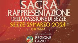 Venerdì sera torna a Sezze la Passione di Cristo