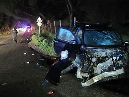 Suv contro una bisarca in via Carano, ferito un 25enne