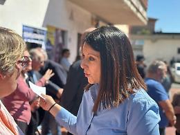 Silvia Carocci si presenta e inaugura il point elettorale