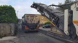 Ripristinato il manto stradale in via Delibera e via Bocchi, finalmente le strade tornano sicure