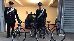 Identificati e denunciati dai carabinieri della locale stazione due ladri di biciclette