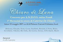 Concerto "Chiaro di Luna" in memoria di Caterina De Filippis prima presidente del locale Andos