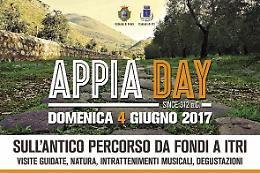 Appia Day, domenica visite guidate, intrattenimenti musicali e degustazioni di prodotti tipici