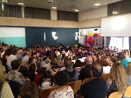 L'auditorium della scuola Volpi intitolato a Damiano Malvi, il ricordo nel segno della musica