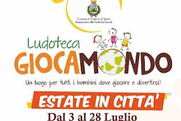 Al via le iscrizioni per le colonie estive organizzate dalla ludoteca comunale "Giocamondo"