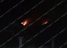 Bruciano ancora le colline degli Ausoni: nuovo incendio a Vallemarina nella notte