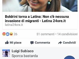 La presidente della Camera Boldrini torna a Latina, insulti dall'assessore Subiaco