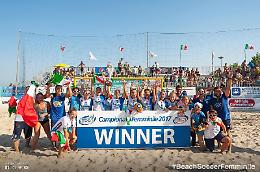 Lady Terracina ancora a segno. Terzo scudetto consecutivo nelle finali di beach soccer femminile