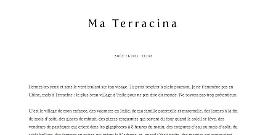 «Mia Terracina». Una misteriosa blogger racconta (in francese) la sua infanzia in città