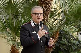 Festa al Comando provinciale dei carabinieri per la promozione di Pietro Dimiccoli