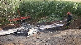 Schianto con l'aereo leggero: il velivolo non è riuscito a decollare, incidente poco dopo la partenza