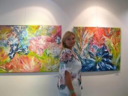 La pittrice pontina Claudia Artuso tra i 13 migliori artisti all'Italian Artist di Miami