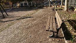 I giardini pubblici di piazza Italia invasi dal guano, a rischio l'igiene di chi frequenta l'area