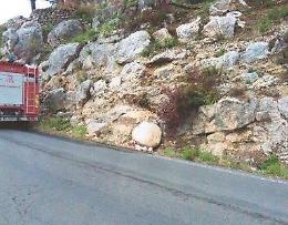Caduta massi, la Provincia chiude la Penitro-Castellonorato