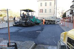 Ex Parcheggione, lavori in corso: steso l'asfalto