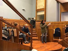 [FOTO] Sergio Pirozzi a Nettuno: sala consiliare stracolma